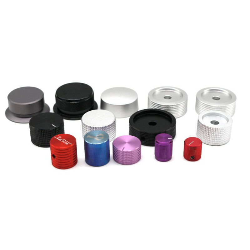 Custom Stainless Steel Brass Volume Knob Aluminum Knurled Potentiometer Knob For Electronic Part