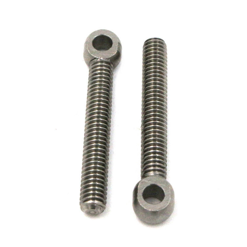 Peek CNC Machining Custom Fasteners Crook bolts Cnc Turning Cnc Tapping Plastic Thread Part
