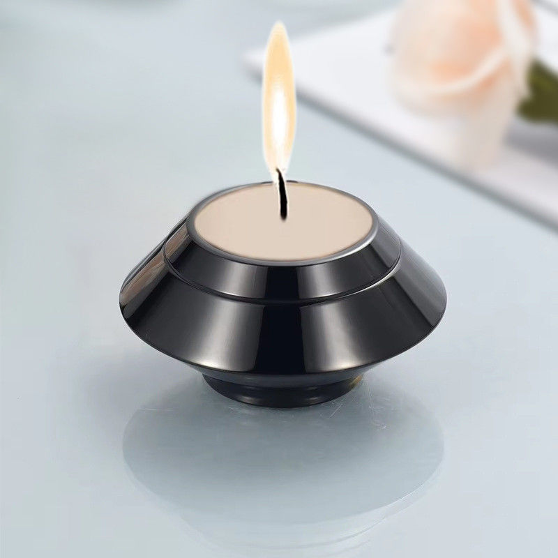 Custom Aluminum CNC Machining Part Cremation Urn Memorial Keepsake Candle Holder Ashes Locket Free Logo Engrave